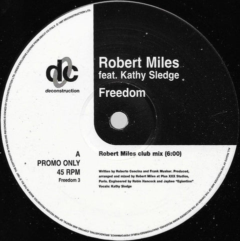 Robert Miles Feat. Kathy Sledge - Freedom Vinyl - Vinyl Record