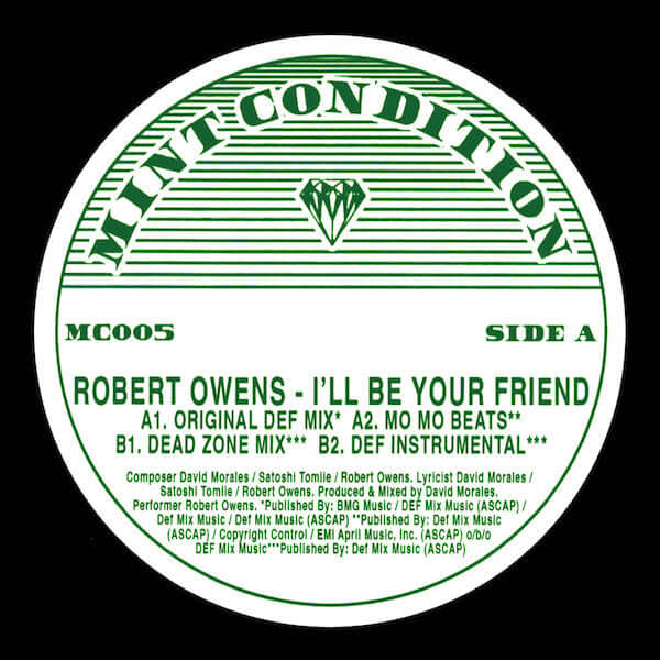 Robert Owens - I'll Be Your Friend Vinyl