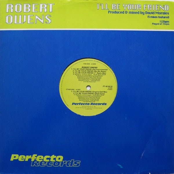 Robert Owens - I'll Be Your Friend Vinyl