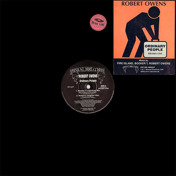 Robert Owens - Ordinary People (Promo One) Vinyl