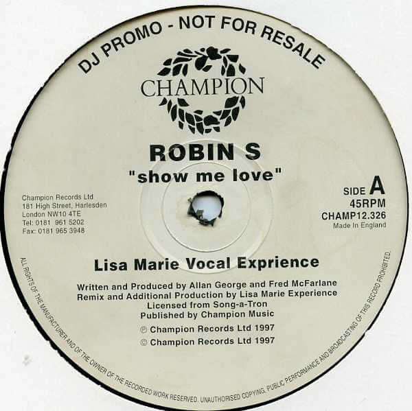 Robin S. - Show Me Love Vinyl