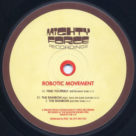 Robotic Movement - Find Yourself / The Rainbow Vinyl - Vinyl Record