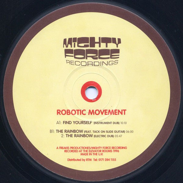 Robotic Movement - Find Yourself / The Rainbow Vinyl