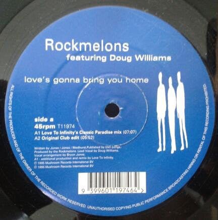 Rockmelons Featuring Doug Williams - Love's Gonna Bring You Home Vinyl