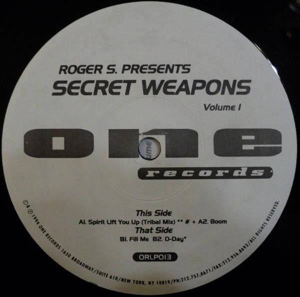 Roger Sanchez - Secret Weapons Volume I Vinyl