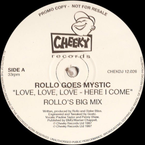 Rollo Goes Mystic - Love, Love, Love - Here I Come Vinyl