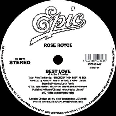 Rose Royce - Still In Love / Best Love Vinyl - Vinyl Record