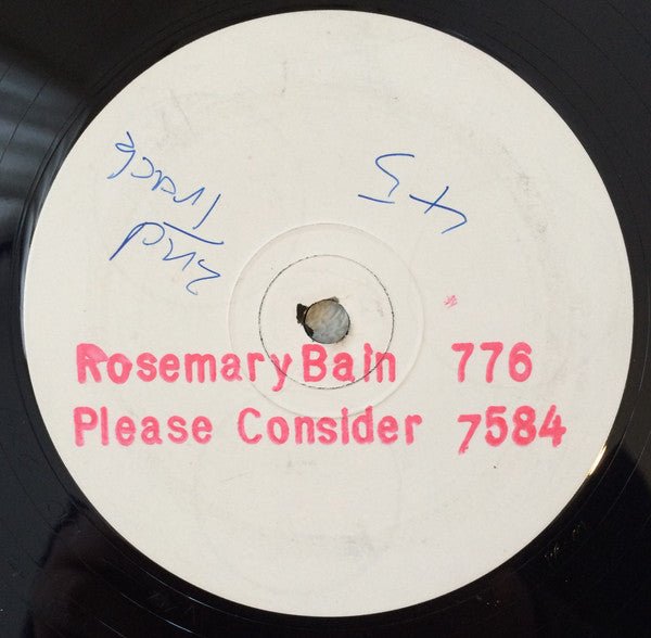 Rosemary Bain - Please Consider Vinyl