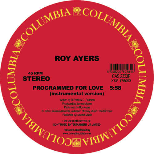 Roy Ayers - Programmed for Love Vinyl
