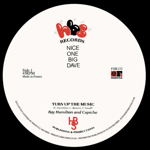 Roy Hamilton & Capiche - Turn up the Music Vinyl - Vinyl Record