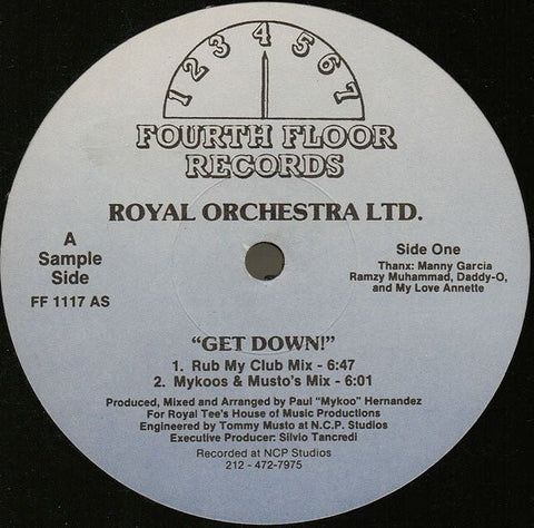Royal Orchestra Ltd. - Get Down! Vinyl - Vinyl Record