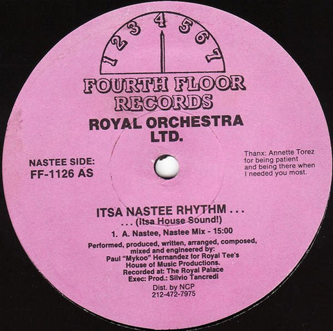 Royal Orchestra Ltd. - Itsa Nastee Rhythm Vinyl - Vinyl Record