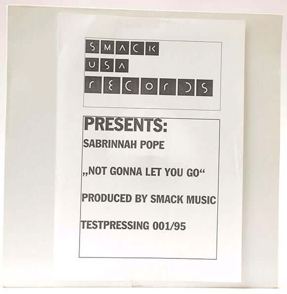 Sabrynaah Pope - Not Gonna Let You Go Vinyl
