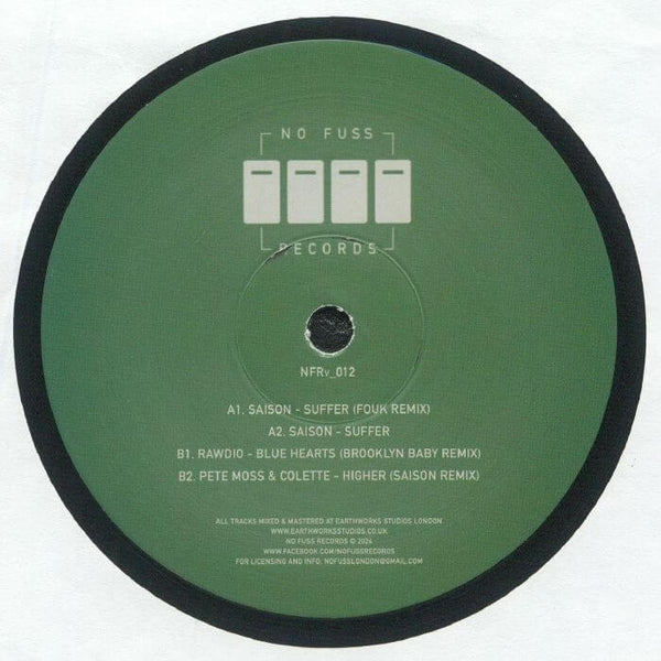 Saison / Pete Moss / Colette / Dirtytwo - NFRV 012 Vinyl