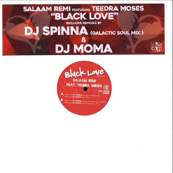 Salaam Remi Featuring Teedra Moses - Black Love (Remixes) Vinyl