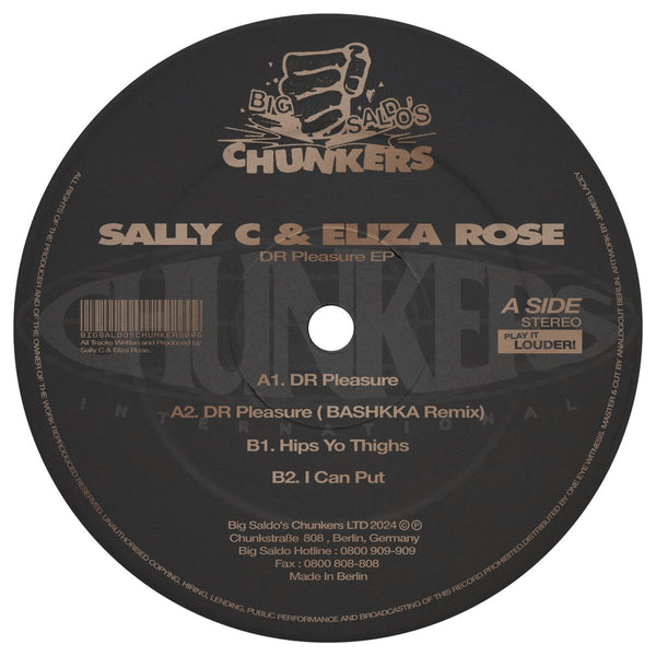 Sally C & Eliza Rose - DR Pleasure EP Vinyl