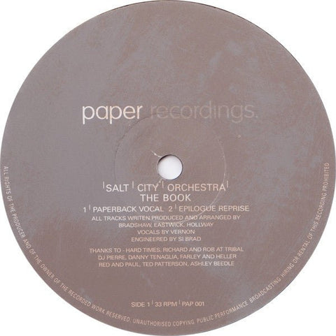 Salt City Orchestra - The Book Vinyl - Vinyl Record