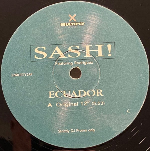 Sash! - Ecuador Vinyl