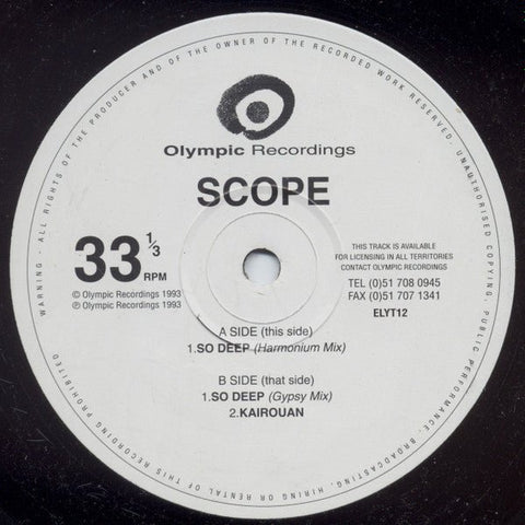 Scope - So Deep Vinyl - Vinyl Record