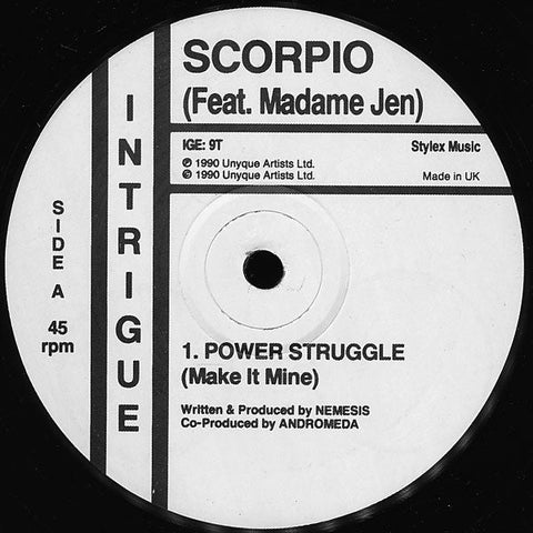 Scorpio / Shades Of Black - Power Struggle / Mellow Vinyl - Vinyl Record