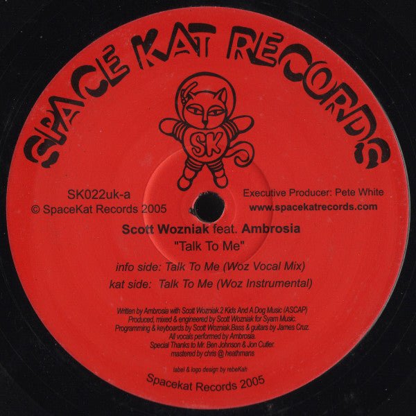 Scott Wozniak Feat. Ambrosia - Talk To Me Vinyl