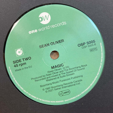 Sean Oliver - You And Me / Magic Vinyl - Vinyl Record