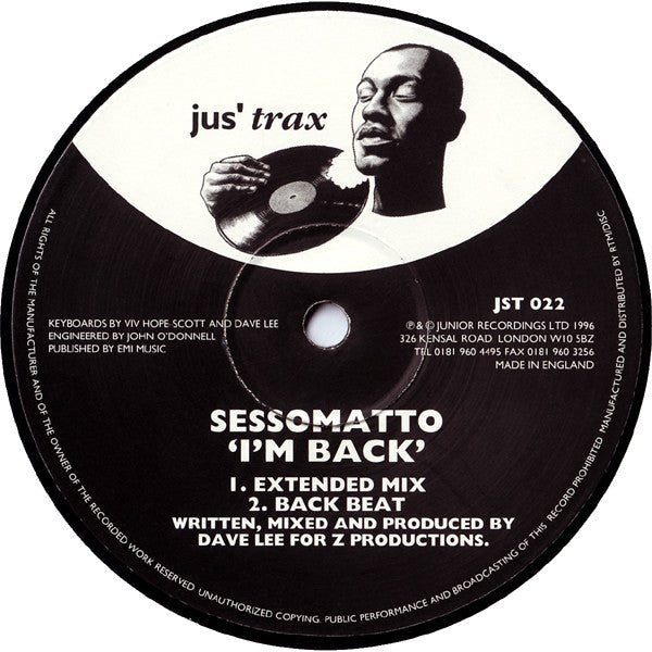 Sessomatto - I'm Back Vinyl