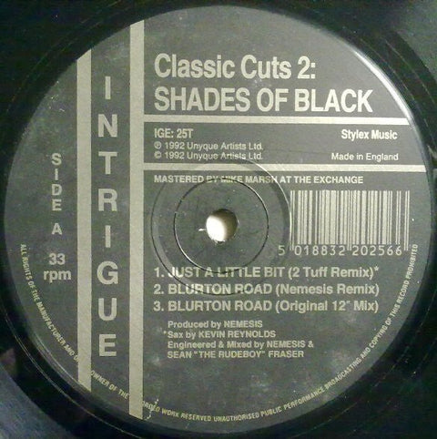 Shades Of Black - Classic Cuts 2 Vinyl - Vinyl Record
