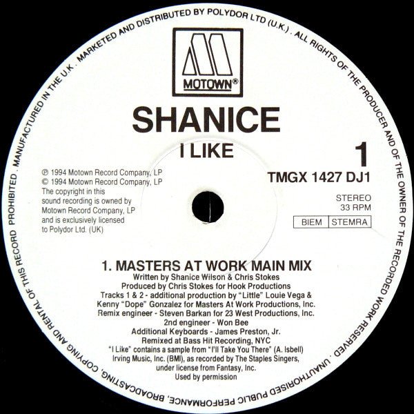 Shanice - I Like Vinyl