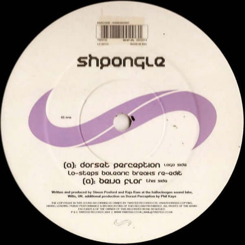 Shpongle - Dorset Perception / Beija Flor Vinyl - Vinyl Record