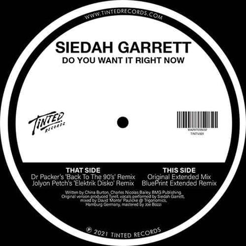 Siedah Garrett - Do You Want It Right Now Vinyl - Vinyl Record