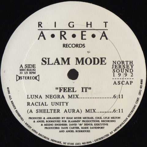 Slam Mode - Feel It Vinyl - Vinyl Record