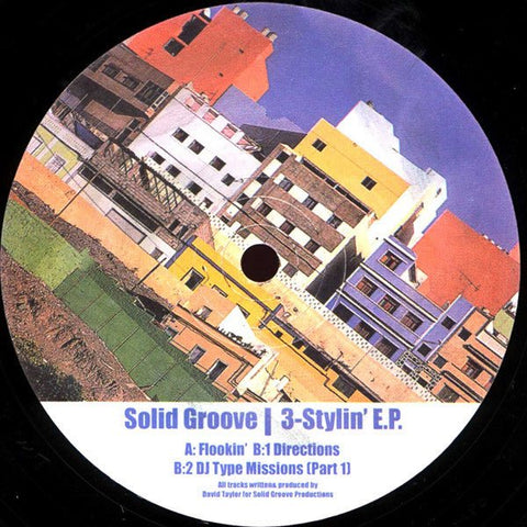 Solid Groove - 3 - Stylin' E.P. Vinyl - Vinyl Record