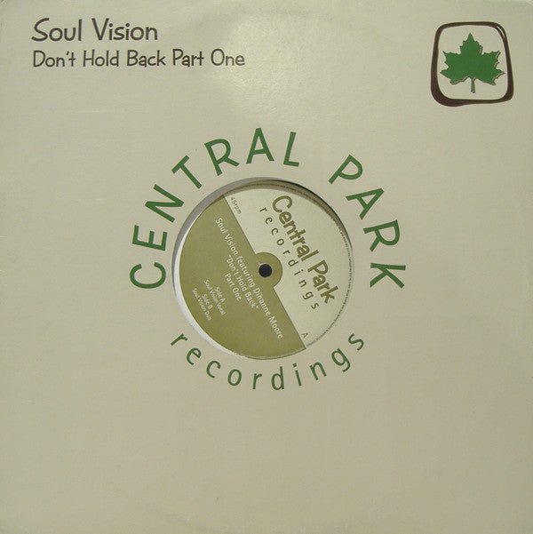 Soul Vision - Don't Hold Back (Part One) Vinyl