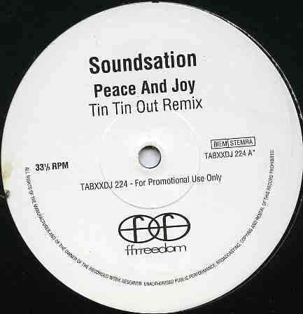 Soundsation - Peace And Joy Vinyl