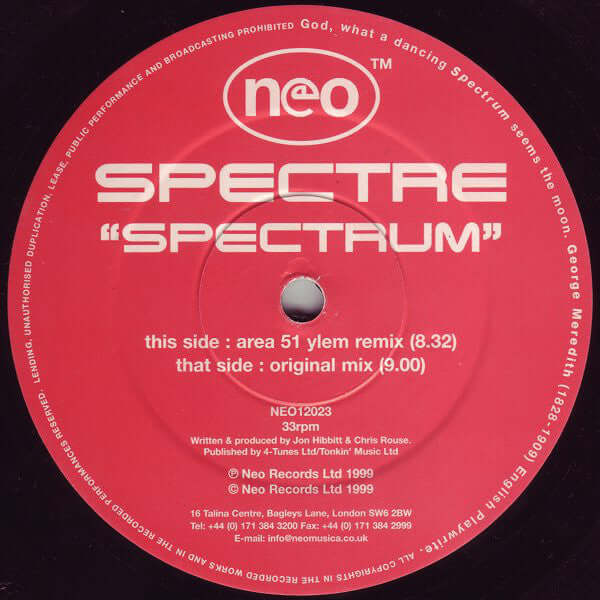 Spectre - Spectrum Vinyl