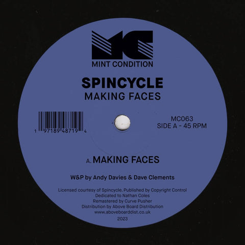 Spincycle - Making Faces Vinyl - Vinyl Record
