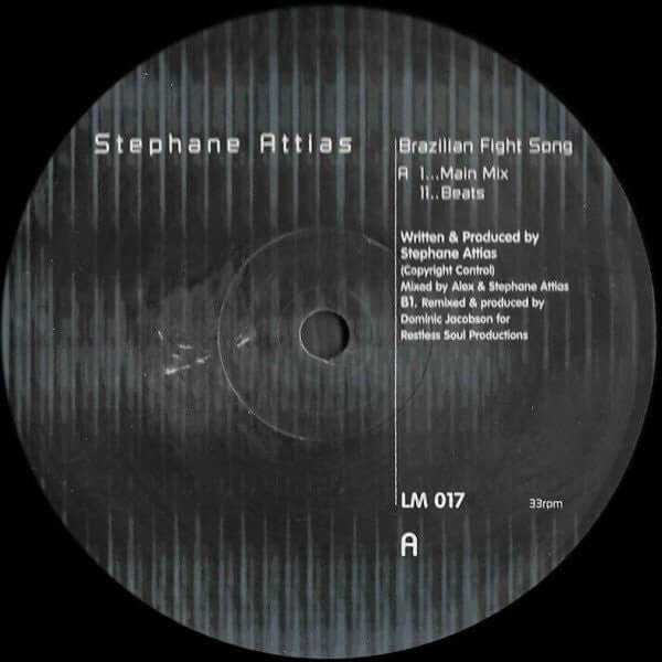 Stephane Attias - Brazilian Fight Song Vinyl