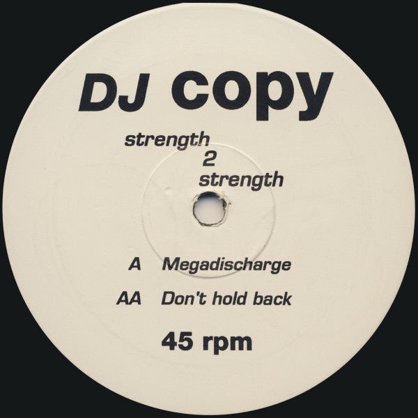 Strength 2 Strength - Megadischarge / Don't Hold Back Vinyl
