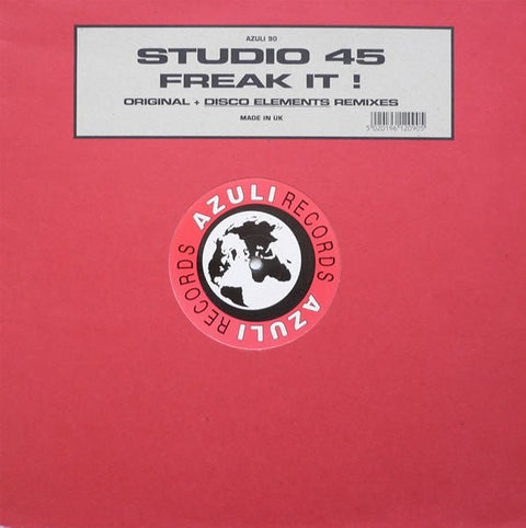 Studio 45 - Freak It ! (Original + Disco Elements Remixes) Vinyl - Vinyl Record