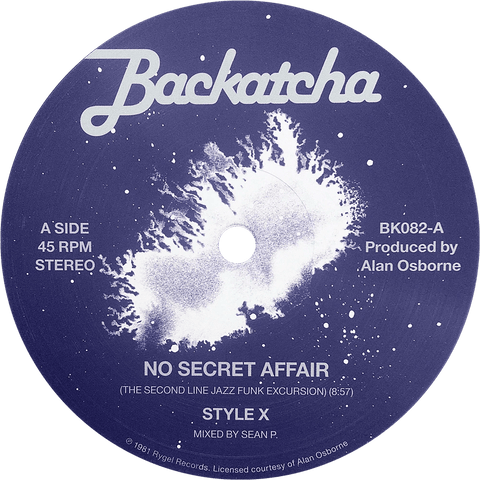 Style X - No Secret Affair (SEAN P. & GE - OLOGY Mixes) Vinyl - Vinyl Record