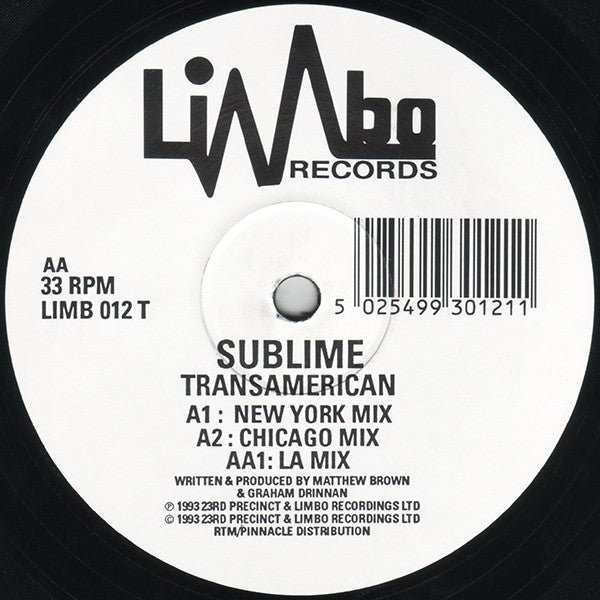 Sublime - Transamerican Vinyl