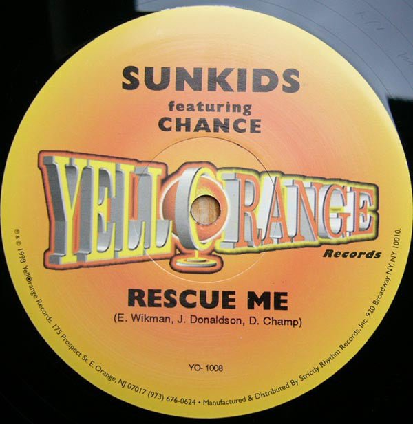 Sunkids Featuring Chance - Rescue Me Vinyl