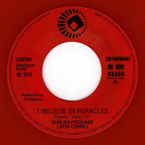 Sunlightsquare - I Believe In Miracles Vinyl - Vinyl Record