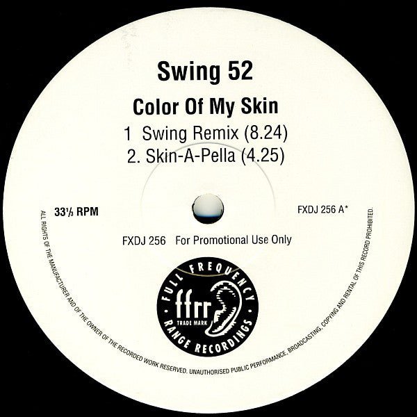 Swing 52 - Color Of My Skin Vinyl