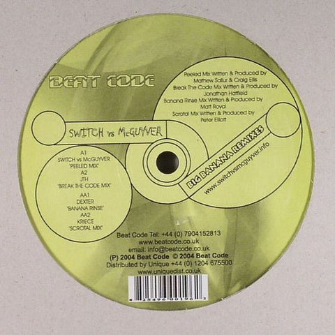 Switch vs. McGuyver - Big Banana (Remixes) Vinyl - Vinyl Record