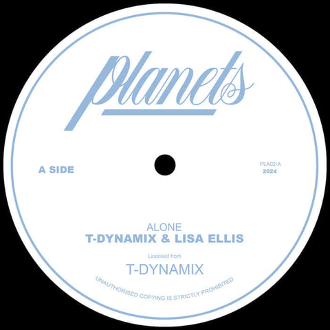 T - Dynamix & Lisa Ellis - Alone / Your Love Vinyl - Vinyl Record