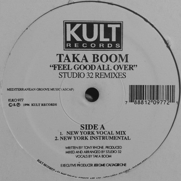 Taka Boom - Feel Good All Over (Studio 32 Remixes) Vinyl