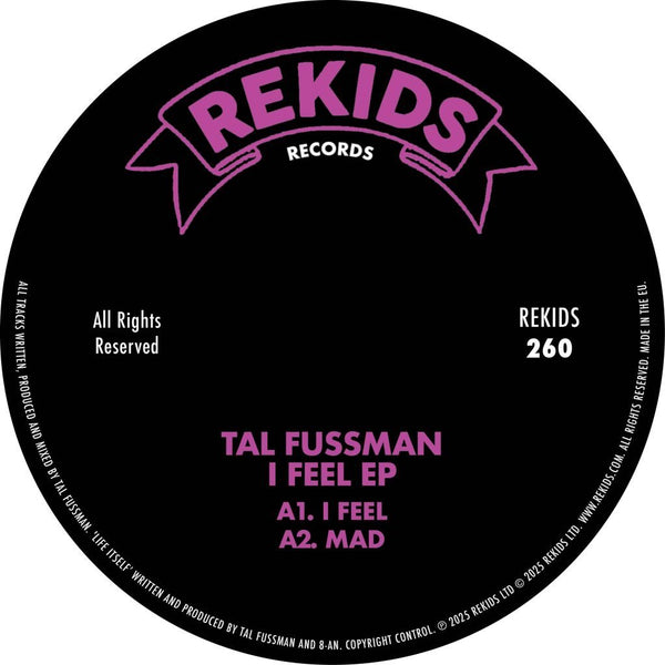 Tal Fussman - I Feel EP Vinyl