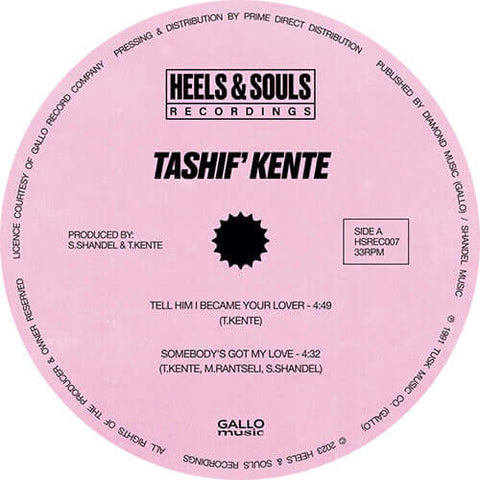 Tashif Kente - A Boy And A Dream EP Vinyl - Vinyl Record